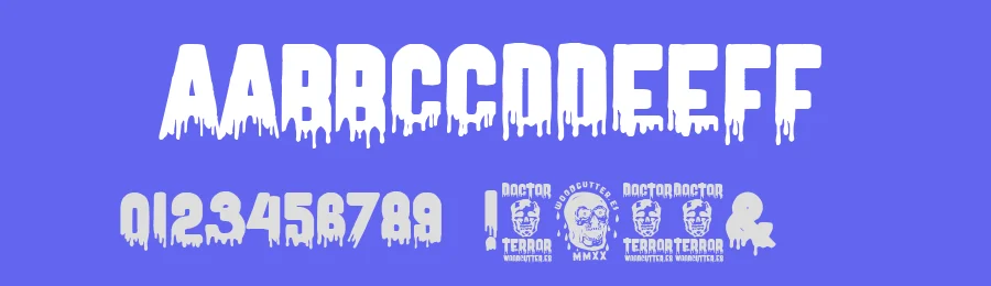 Doctor Terror by Woodcutter — Decorative Font — thumbnail 3