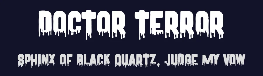 Doctor Terror by Woodcutter — Decorative Font — thumbnail 2