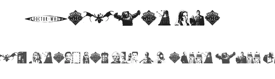 Doctor Who 2006 by xstreamed.tv β Dingbats Font