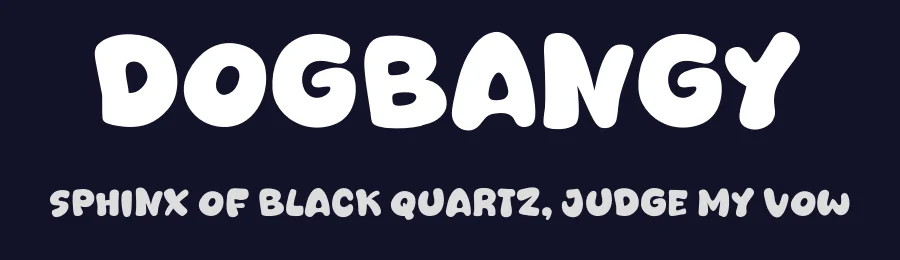 Dogbangy by Khurasan — Decorative Font — thumbnail 2