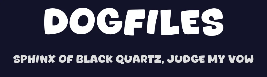 Dogfiles by Khurasan — Decorative Font — thumbnail 2