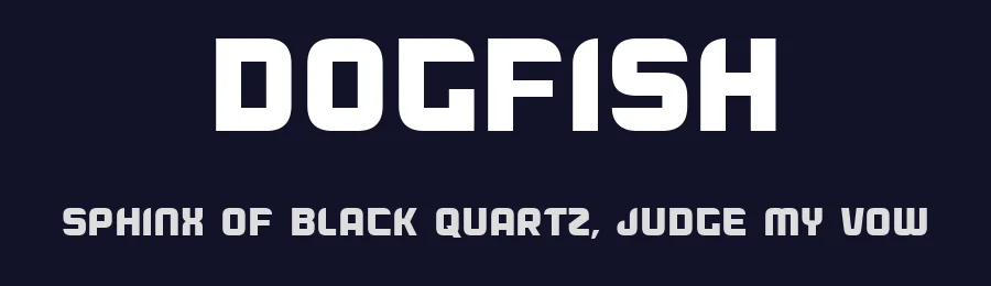 Dogfish by Archetype — Decorative Font — thumbnail 2
