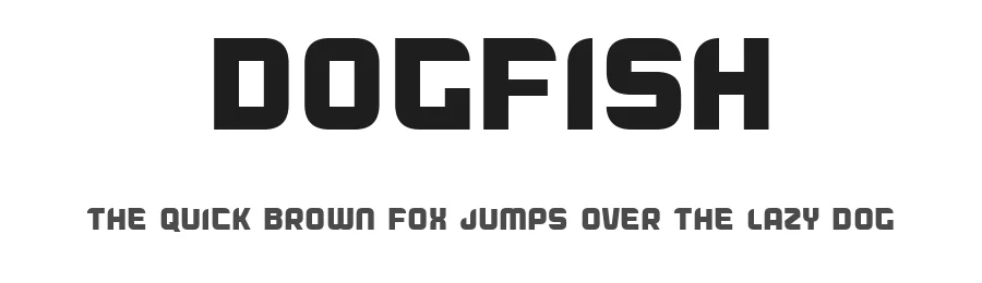 Dogfish by Archetype — Decorative Font