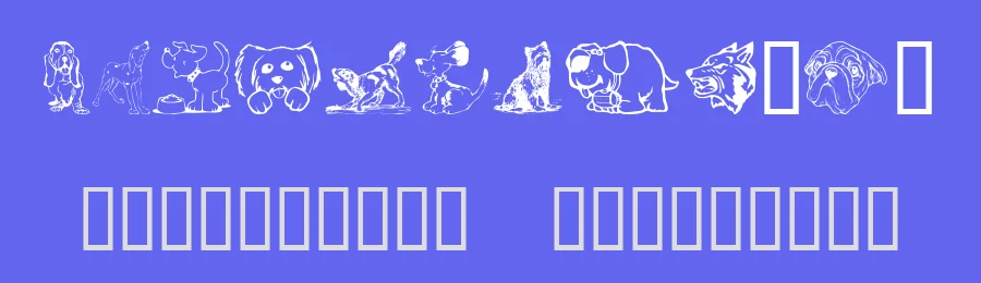 Dogg Art by GemFonts / Typotheticals — Dingbats Font — thumbnail 3