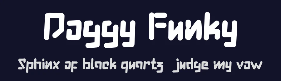 Doggy Funky by Yoga Letter — Decorative Font — thumbnail 2