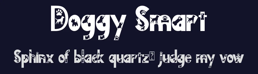 Doggy Smart by Yoga Letter — Decorative Font — thumbnail 2