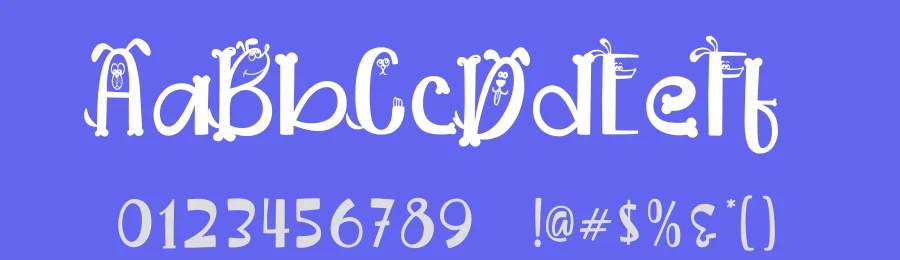 Dogmeal by www.movefont .com — Decorative Font — thumbnail 3