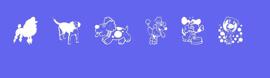 Dogs CSP by CSP Backgrounds — Dingbats Font — thumbnail 3