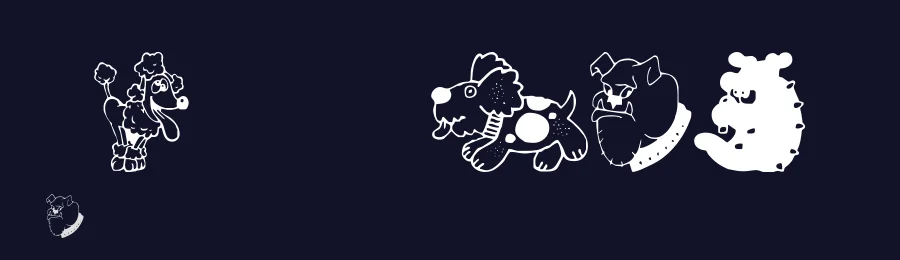 Dogs CSP by CSP Backgrounds — Dingbats Font — thumbnail 2