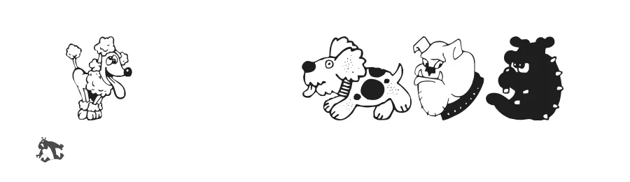 Dogs CSP by CSP Backgrounds β Dingbats Font
