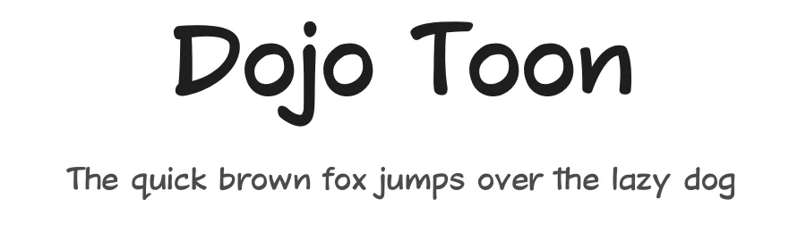 Dojo Toon by Design Dojo — Decorative Font