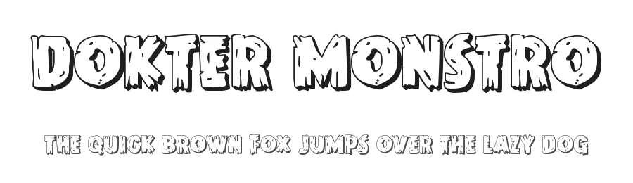 Dokter Monstro by Iconian Fonts β Decorative Font