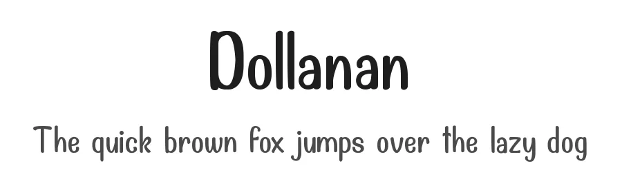 Dollanan by Mohammad Azmil Bahar — Decorative Font