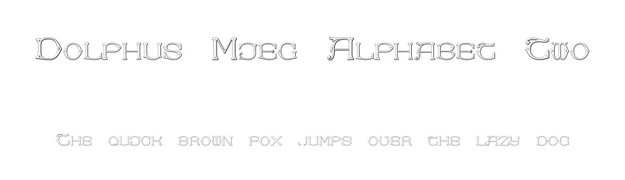 Dolphus-Mieg Alphabet Two