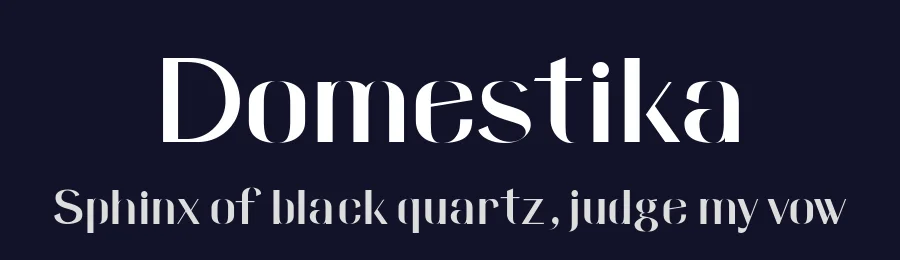 Domestika by sdotype — Sans Serif Font — thumbnail 2