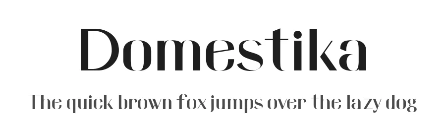 Domestika by sdotype β Sans Serif Font