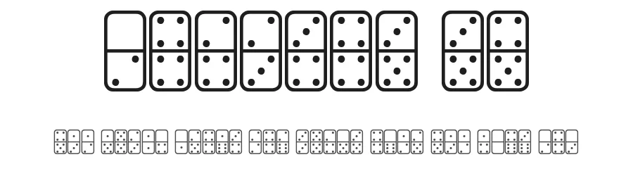 Dominos ST by Southype — Dingbats Font