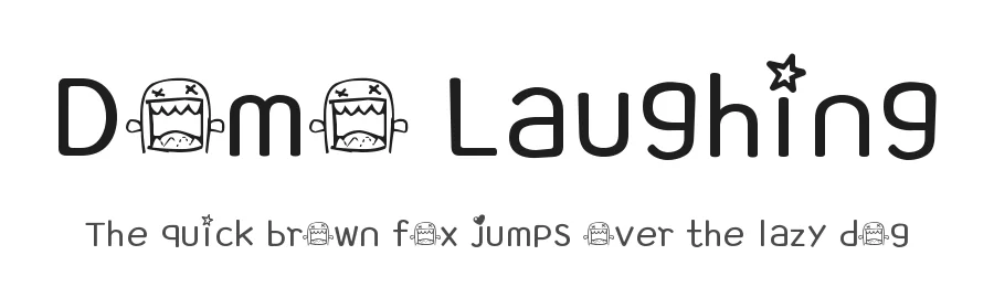 Domo Laughing by Bridget Pavs — Decorative Font