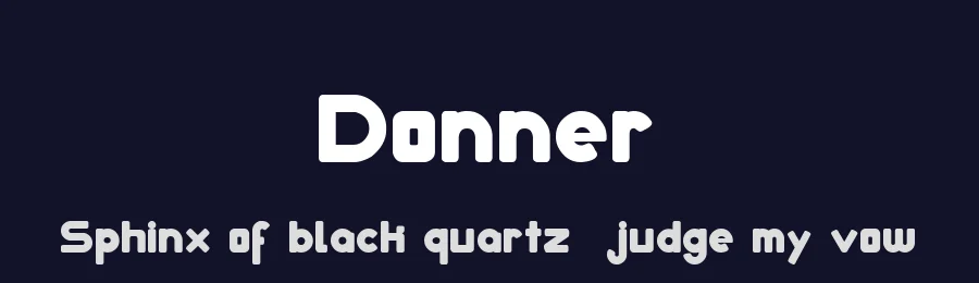Donner by cody — Sans Serif Font — thumbnail 2