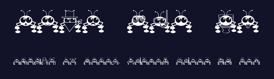 Don't Bug Me by Jeff Levine — Dingbats Font — thumbnail 2