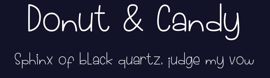 Donut & Candy by Tlatous Type — Decorative Font — thumbnail 2