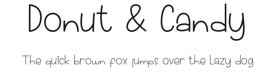 Donut & Candy by Tlatous Type — Decorative Font