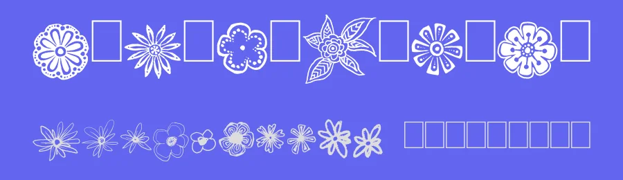 DoodFlow by imagex — Dingbats Font — thumbnail 3