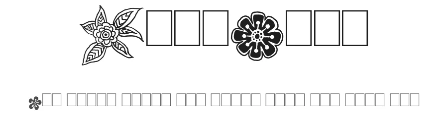 DoodFlow by imagex — Dingbats Font