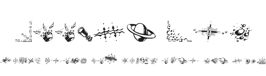 Doodle Art by Gene M. Grubb — Dingbats Font