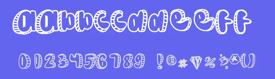 Doodle by Des Gomez — Decorative Font — thumbnail 3
