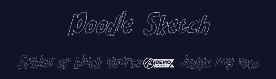 Doodle Sketch by NihStudio — Decorative Font — thumbnail 2