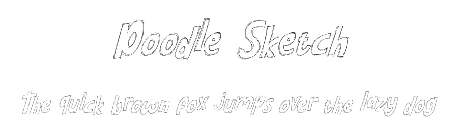 Doodle Sketch by NihStudio — Decorative Font