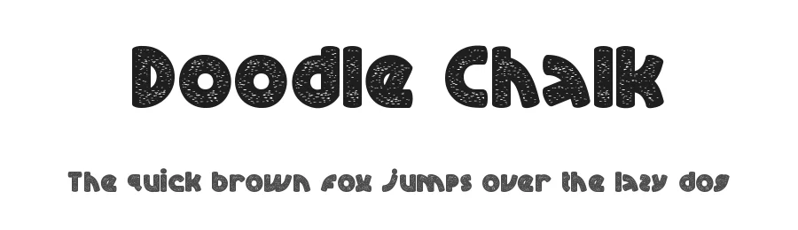 Doodle Chalk by Calligraphy Fonts — Decorative Font