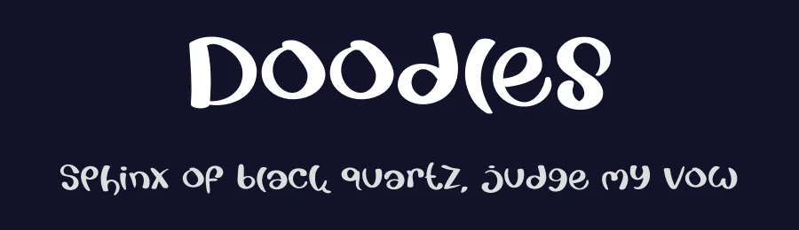 Doodles by Luluk Surotul — Decorative Font — thumbnail 2