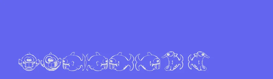 Dopefish by Low-Res — Dingbats Font — thumbnail 3