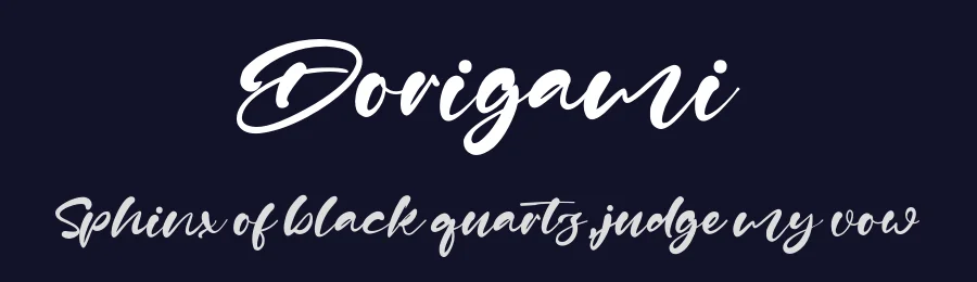 Dorigami by Staircase Studio — Script Handwritten Font — thumbnail 2