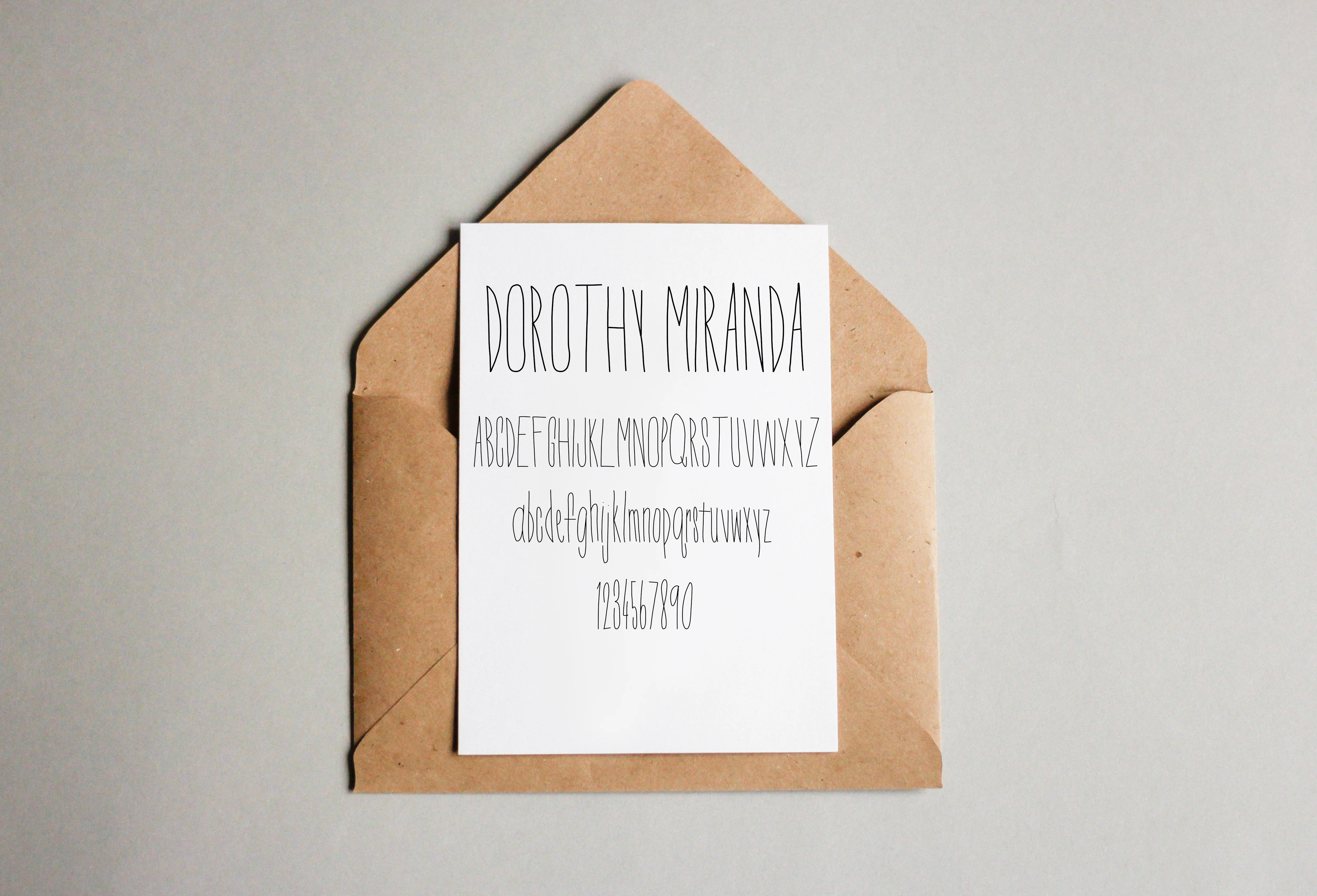 Dorothy Miranda Font by Dominique Demetz — Script Handwritten Font