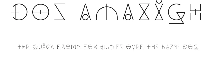 Dos Amazigh by DOSBCN Branding studio — Decorative Font