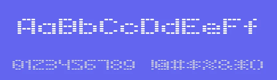 Dot 28 by Ryosuke Sato — Display Font — thumbnail 3