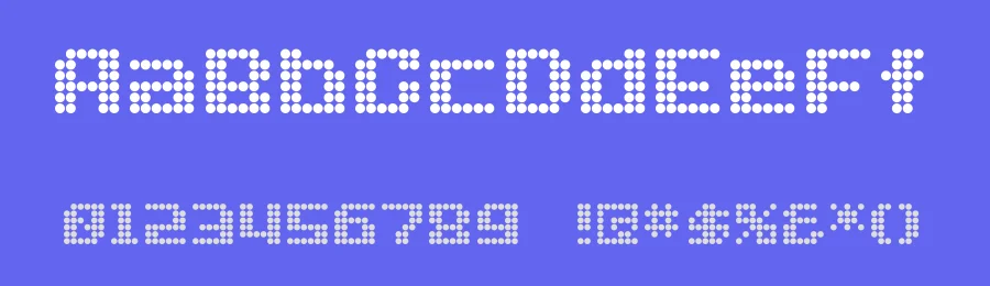 Dot Font by Eisuke Furukawa — Display Font — thumbnail 3