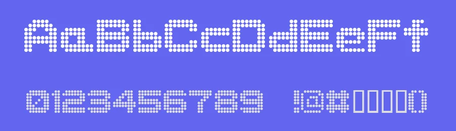 Dot Special + Kana by Sound Factory — Display Font — thumbnail 3