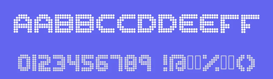 Dotfont by Geovanny Valdivia — Display Font — thumbnail 3