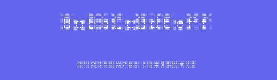 Dotgrid by ikarusmedia — Display Font — thumbnail 3