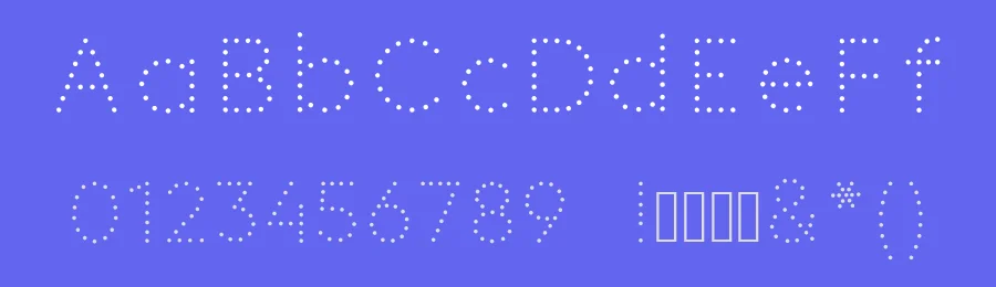 Dot Preschool by Beta Dine — Decorative Font — thumbnail 3