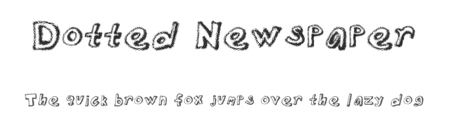 Dotted Newspaper