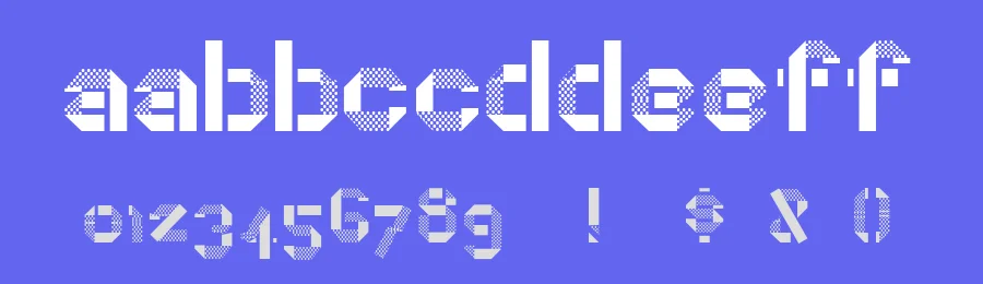Dotty Fold by Jen Allison — Display Font — thumbnail 3