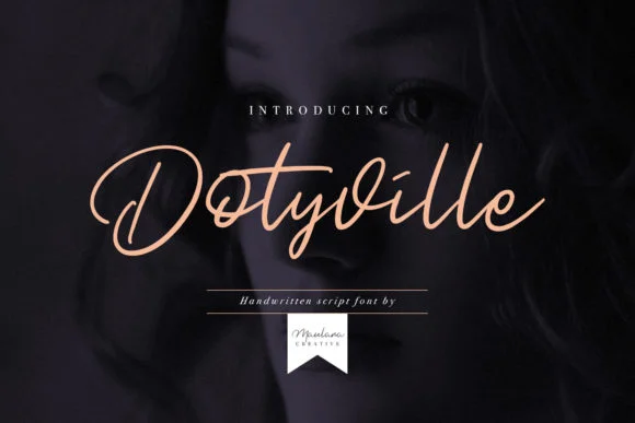 Dotyville Font by Maulana Creative — Script Handwritten Font