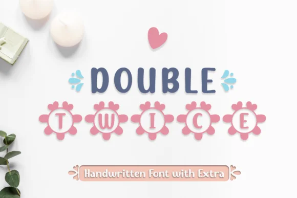 Double Twice Font by Jasm (7NTypes) — Script Handwritten Font