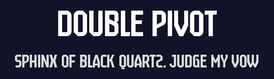 Double Pivot by Trequartista Studio — Display Font — thumbnail 2