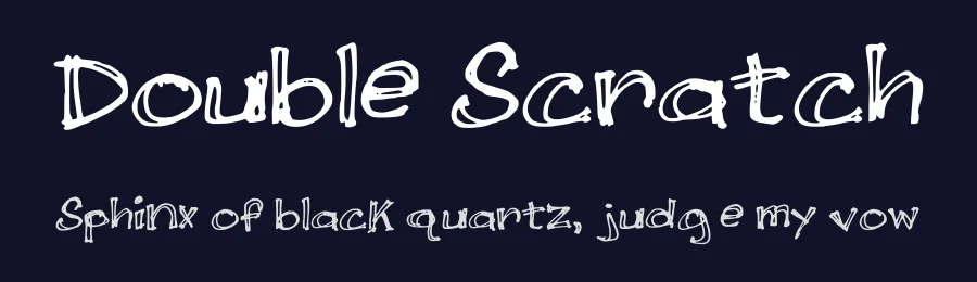 Double Scratch by Brittney Murphy Design — Script Handwritten Font — thumbnail 2
